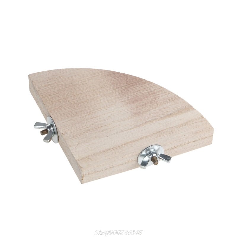 Plataforma de madera para loros y mascotas, estante de juguete para hámster, ramas, perchas para jaula de pájaros, Au28 20,