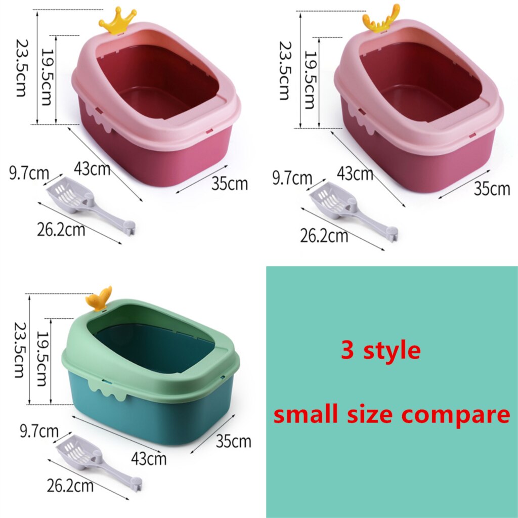 Kuweta dla kota plastikowe czyszczenie robić domu z psim Kot Supplie lekkie zwierzęta odporne na pękanie odporne na pęknięcia anty-łamanie kuweta dla kota