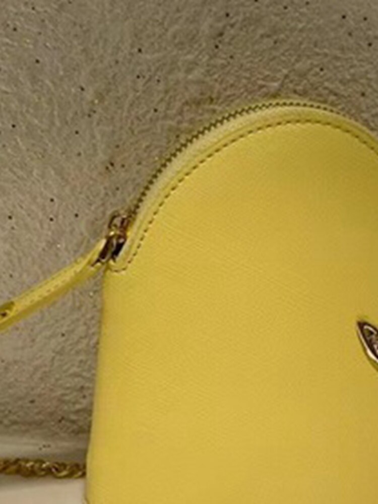 (Voorverkoop) 2022 Liefde Zak Keten Een Schouder Crossbody Perzik Hart Zak: Yellow