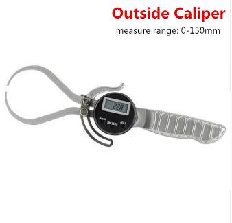 150mm Digital External Outside Caliper For Woodworking 12.7-165mm Inside Digital Caliper Gauge Inside Caliper: Ouside caliper