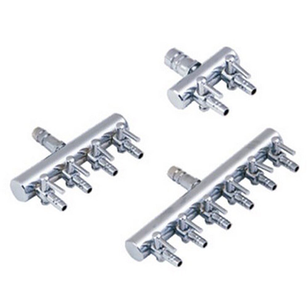 Fish Tank Air Distributor Stainless Steel Air Valve Connector Fish Tank Air Stop Valve Fish Tank Oxygen Distributor