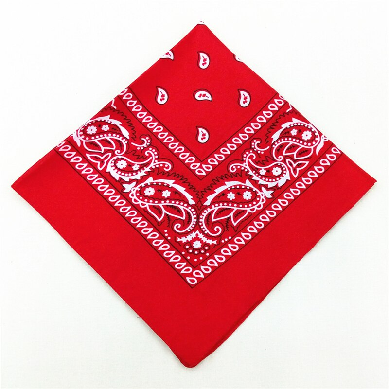 Cotton Women Men Outdoor Sports Bandana Scarf Headwear Face Mask Riding Camping Cycling Headscarf Wristband Headband: Red