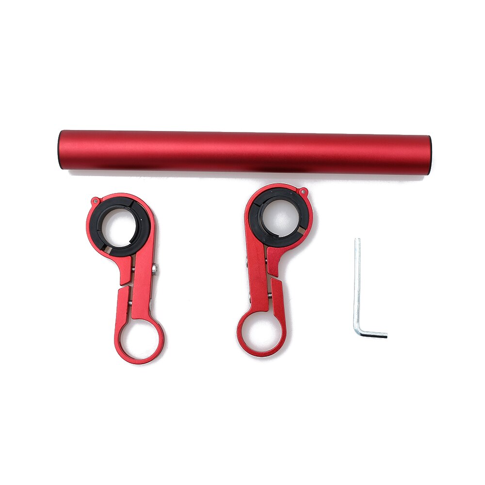 bike handlebar Bike Bicycle Flashlight Holder Handle Bar Front Light Extender Mount Bracket single and doule frame