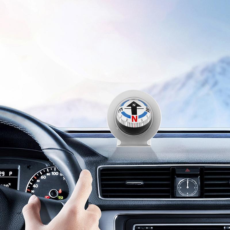 Kompas voor autodashboard Outdoor Camping Dash Kompas Wandeluitrusting Survival Gadget Marine Dash Mount Bootkompas voor richting