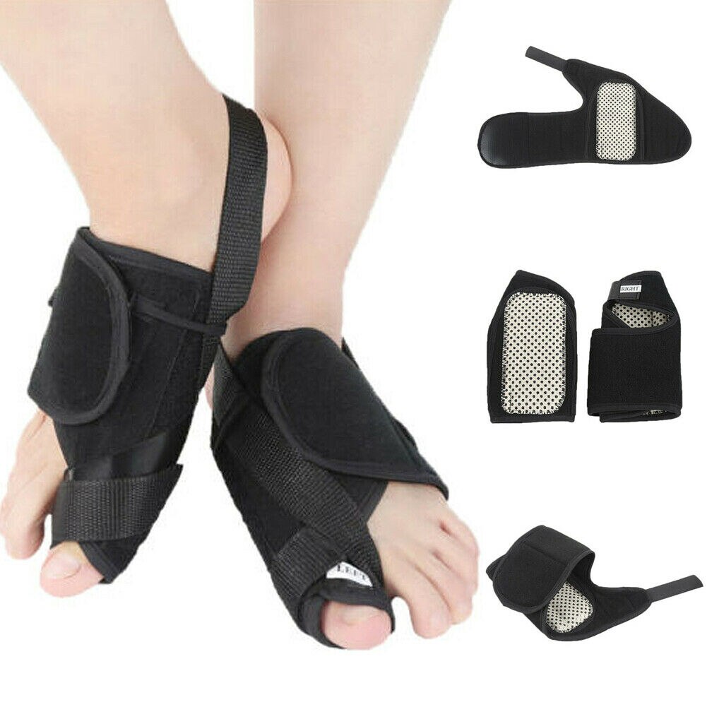 1 paar Grote Teen Bunion Corrector Teen Separator Correctie Hallux Valgus Voetverzorging Voeten Klittenband Peds Liners