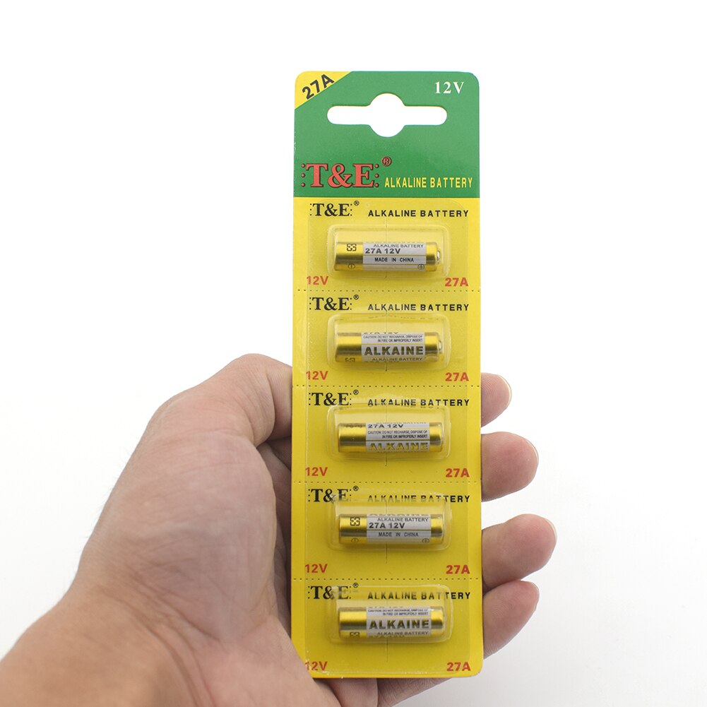 Replacement Batteries 5 x 27A 12V Alkaline Batteries G27A MN27 MS27 GP27A Battery For Remote Control Radio