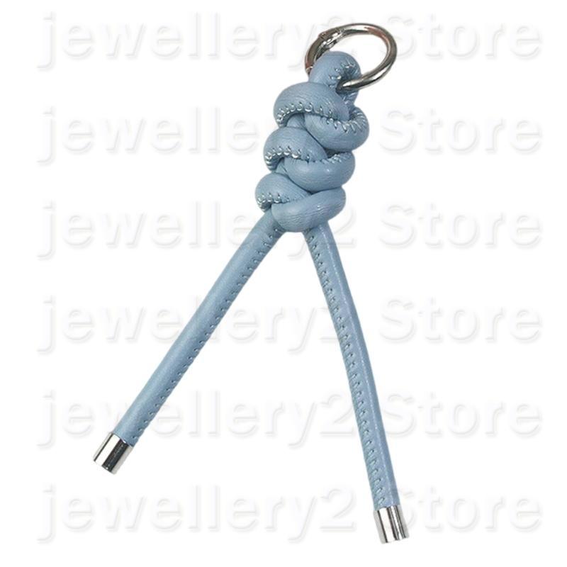 C9GF Trendy Handwoven PU Lederen band Key Ring Weaving Keychain Pendant voor meisjes: #8/27