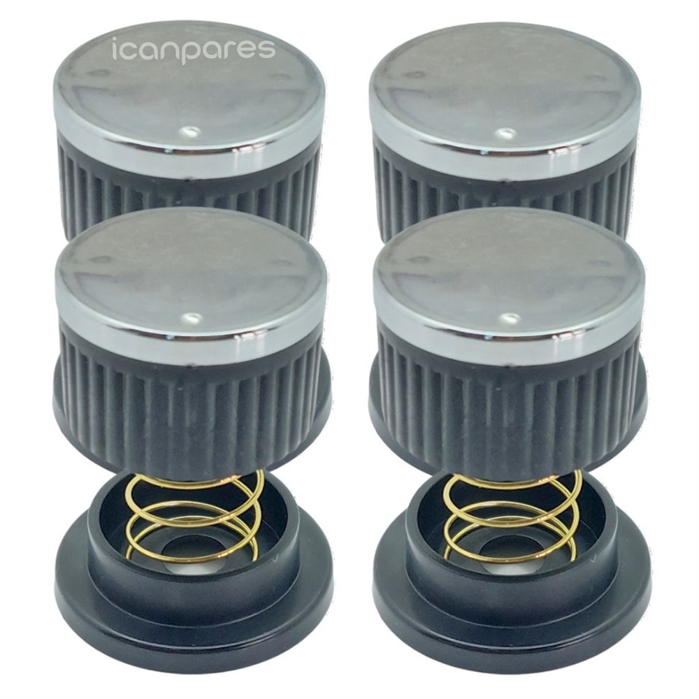 Compatible for Eminçelik-Esty-Ferre Flush Set Top and January 4 gang Button Keypad-Spring Black