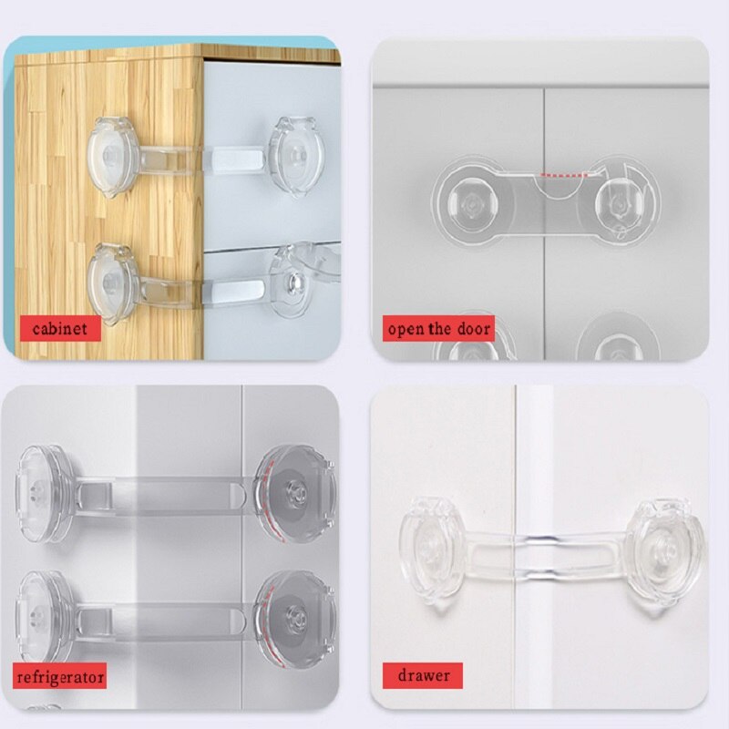 Baby Veiligheid Lock Kids Ladeblokkering Kind Anti-Opening Kastdeur Koelkast Beschermende Lock Baby Anti-Snuifje Bescherming gesp