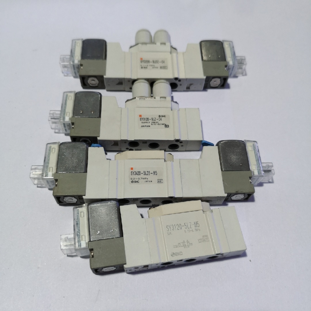 SMC second-hand Solenoid Valve Pneumatic Control Valve SY3120/3220/3320/3420/3520-5LZD-M5/C4/C6