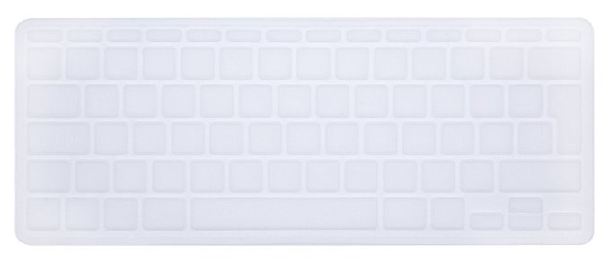 English UK EU Silicone Keyboard Cover For Apple Mac MacBook Air 11 11.6&quot; A1370 A1465 Model Euro/ISO Layout Protective Film: Clear
