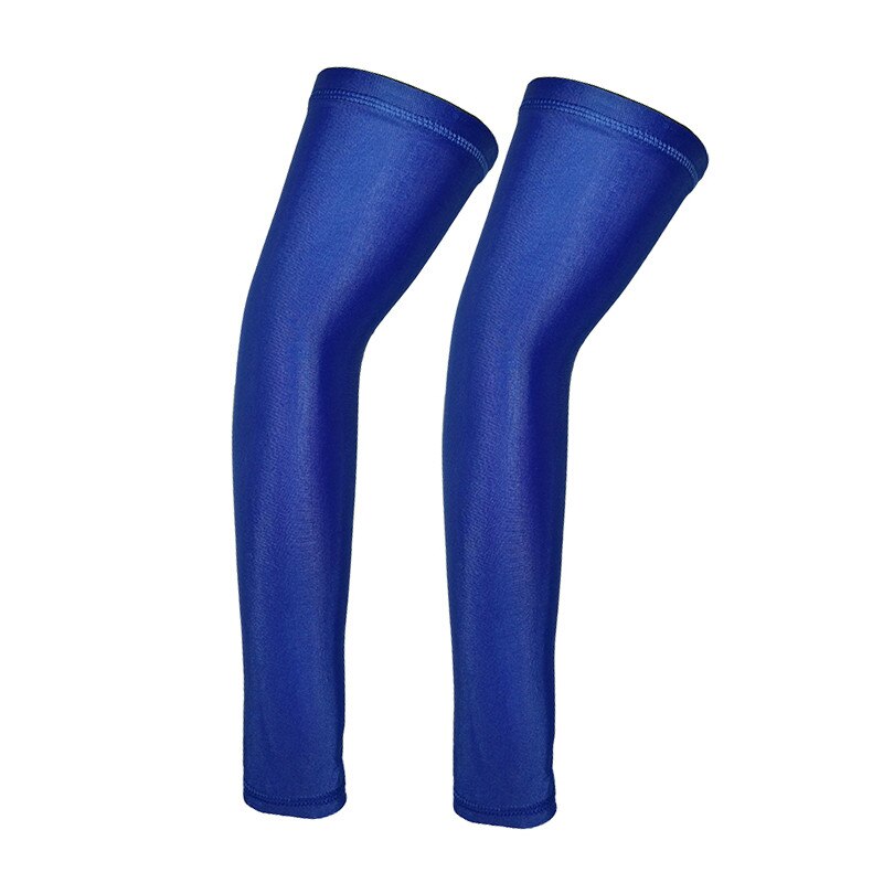 2pc Allunga All'aperto Braccio Maniche Basket Compressione Ciclismo Braccio Bracer Scaldini Traspirante equitazione Parabracci Uomini Sicurezza e prevenzione nello sport: Blu / XXL