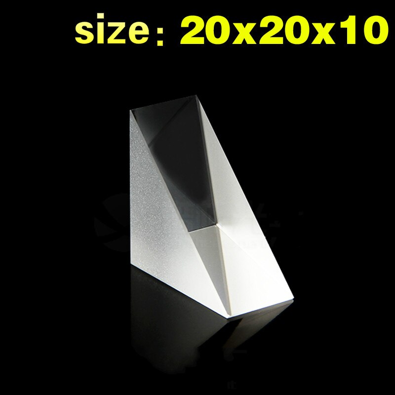 Spectral Optics Optical Glass Tri Prism K9 Spot Isosceles Right Angle Prism