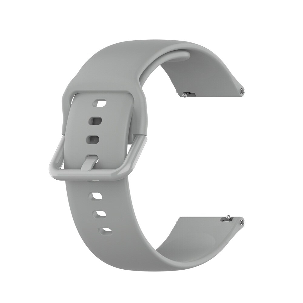 FIFATA-Correa de silicona para Fitbit Versa 2 / Versa Lite/Versa, repuesto de pulsera para Fitbit Versa2: Gris / S