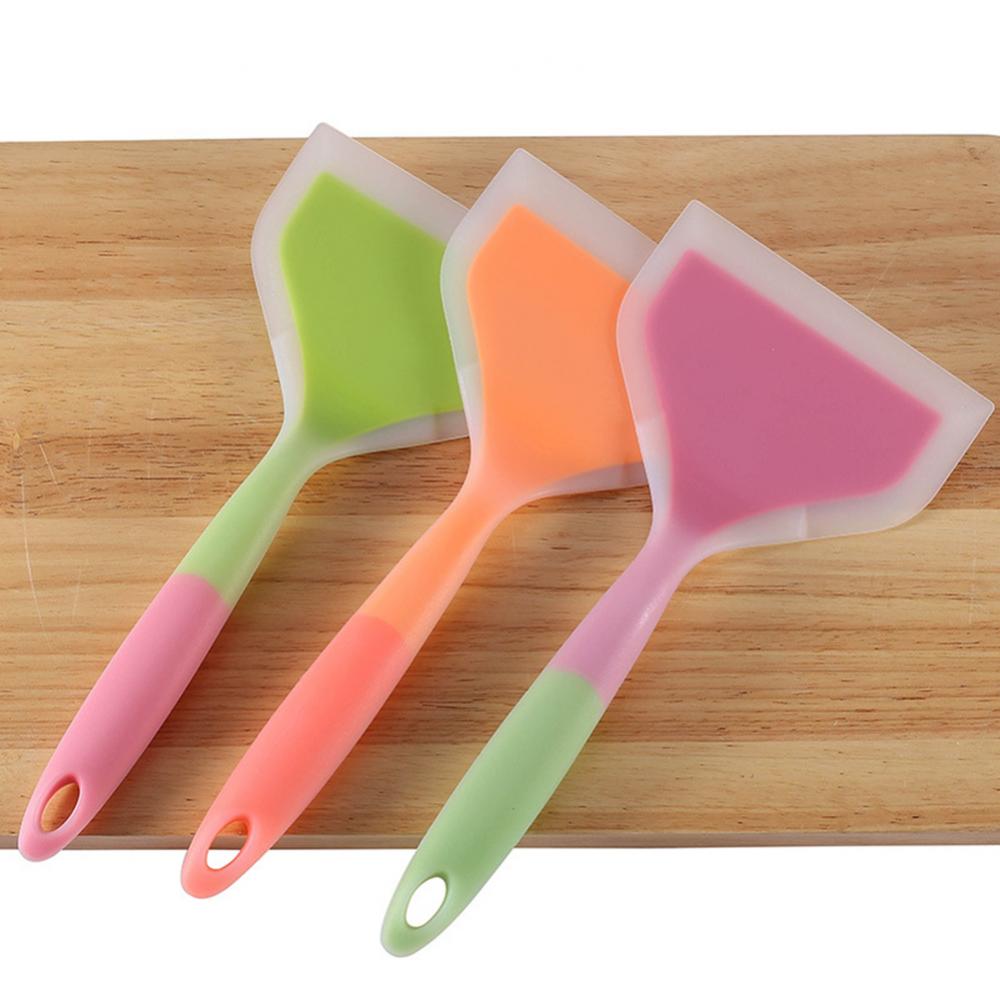1Pc Non-stick Siliconen Spatels Rundvlees Vlees Ei Koken Spatel Keuken Koken Bakken Schraper Pizza Schop Voedsel Lifters turners
