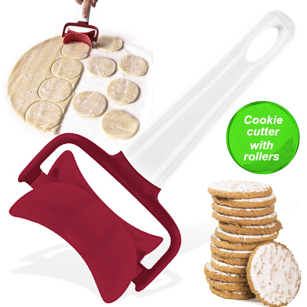Cookie Ronde Rolling Biscuit Cutting Gebak Blade Deeg Cirkel Cutter Knoedel Mold Maker Koken Pastry Gereedschap Keuken Gadget