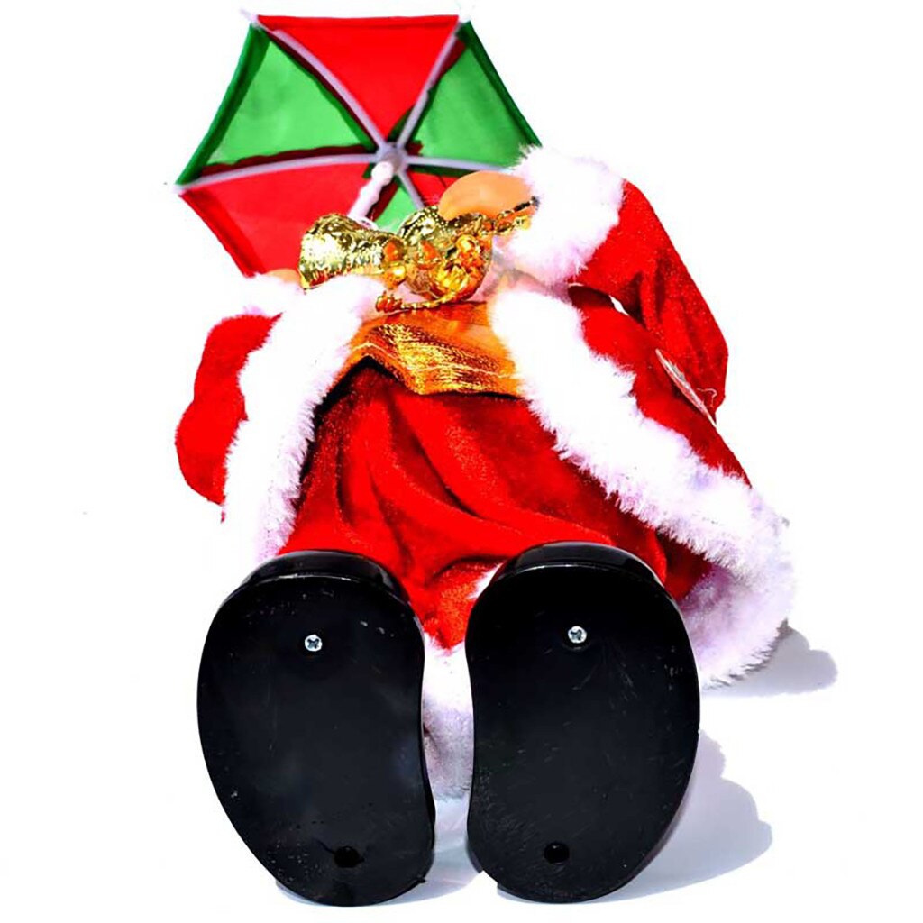 Électrique père noël Musical petite poupée danse parapluie décorations de noël le meilleur pour enfants Jouets électriques #2