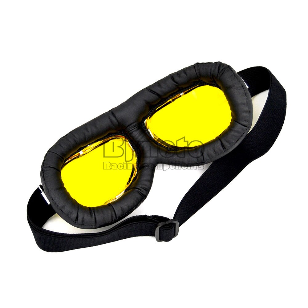 Retro Motorcycle Helmet Adjustable MX Ski Goggles Riding glasses Adjustable helmet Goggle Sunglasses for Cruiser Cafe Racer
