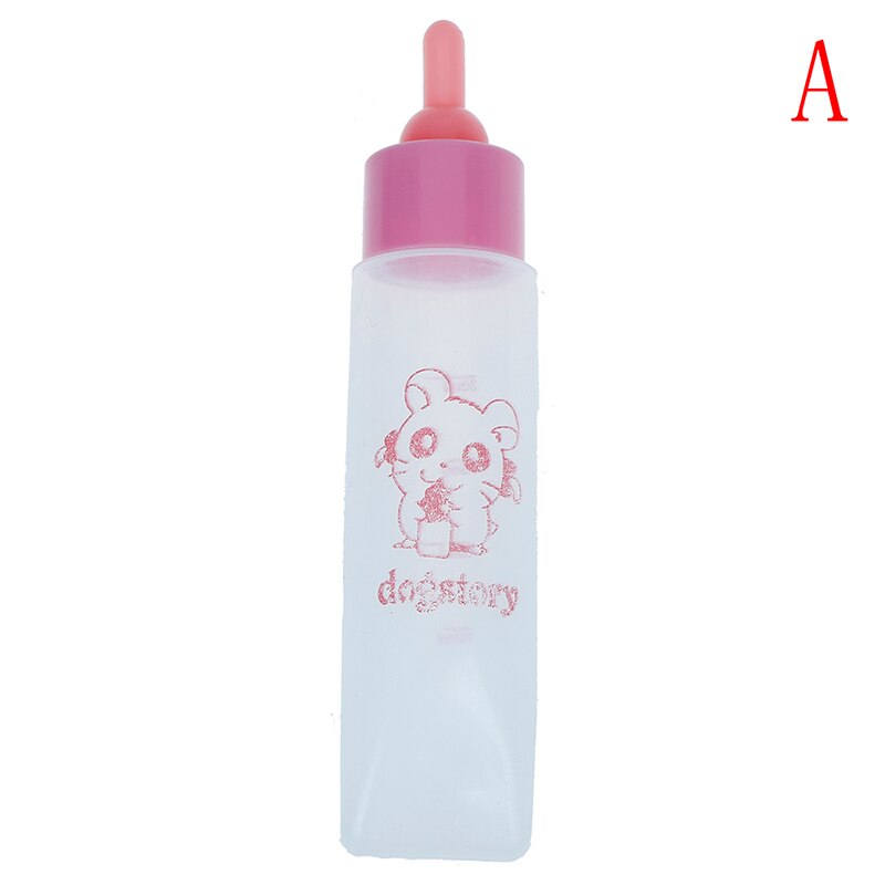 1Pcs Pet Melk Fles 30Ml Siliconen Tepel Kleine Dier Voeden Hamster Kat Honden Puppy: A