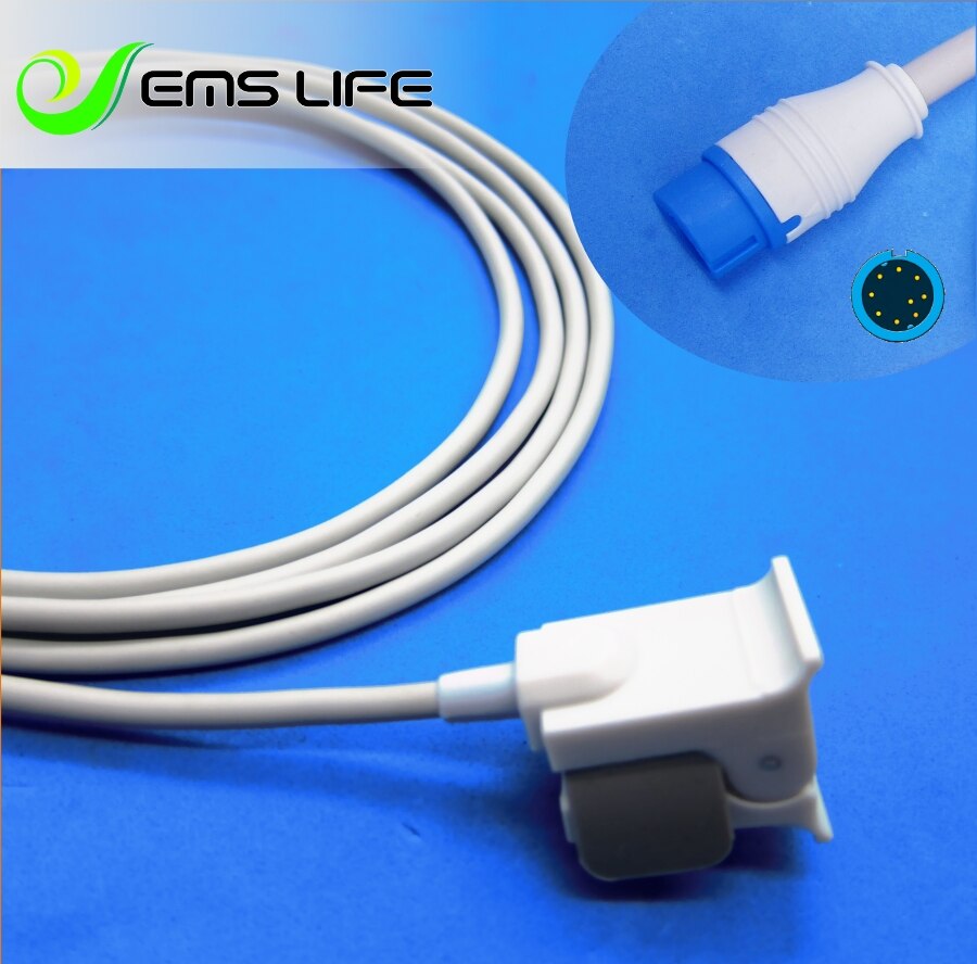 Lange Kabel Awt Volwassen Vinger Clip Spo2 Sensor Voor Biolight A8, A9 Digitale Serie: child silicone