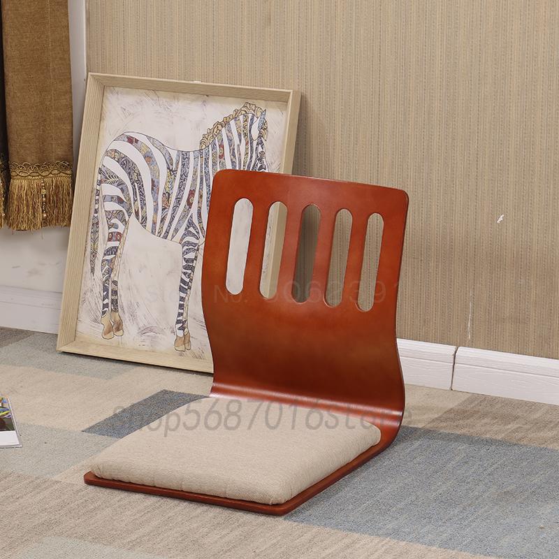 Tatami et chambre chaise lit ordinateur chaise simple sans jambes dossier chaise tabouret japonais et coréen paresseux Qumu flotteur fenêtre chaise: same as picture8
