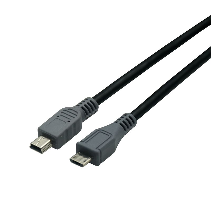 25cm 0.5m 1m Kabel mikro USB robić mini USB OTG Konwerter męnarty na męnarty adapter robić ładowania danych mini 5-pinowy przedłużacz USB