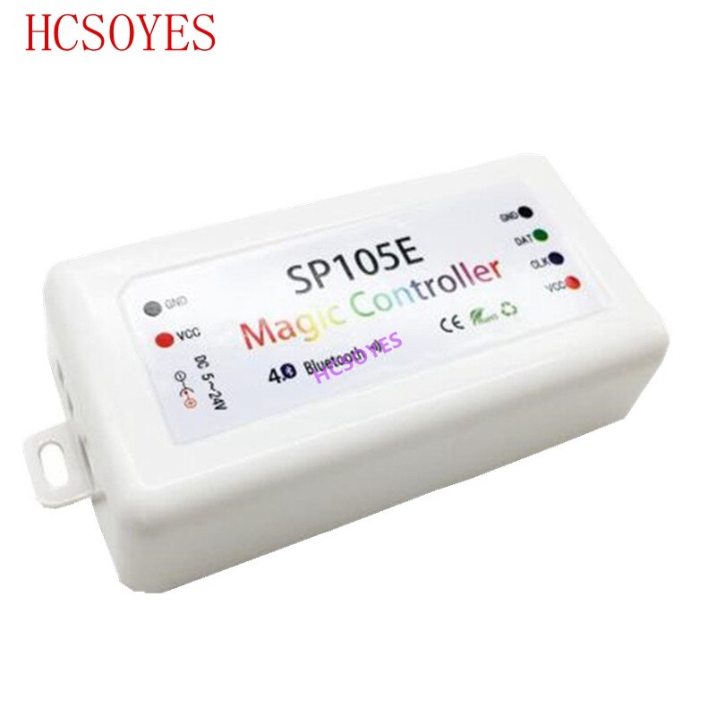 SP108E WIFI SP107E SP106E Controlador Music for WS2812B SK6812 SP105E SP110E Bluetooth RGB Tira CONDUZIDA/RGBW APA102 WS2811 LEVOU luz