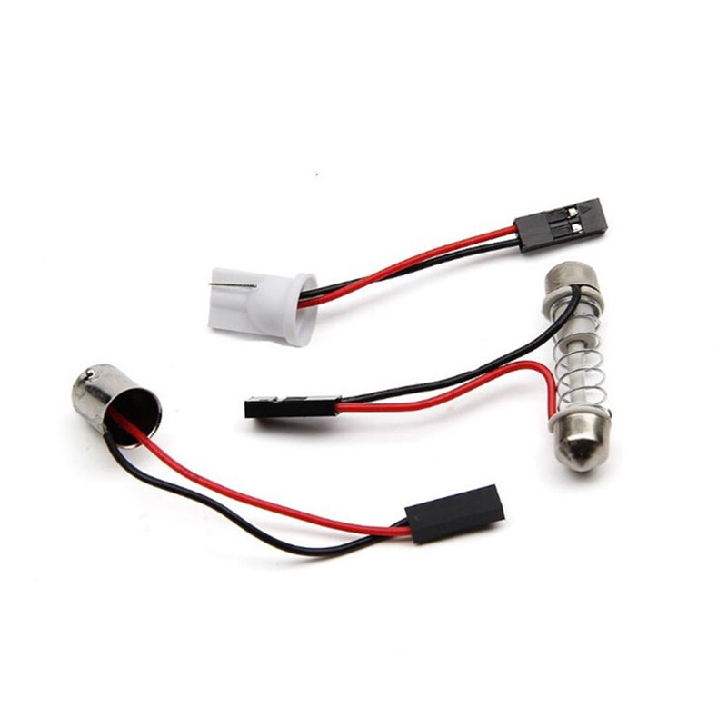 Auto led huslampa cob lampkort  t10 dubbelspets 18 24 36 48 lampa led taklampa 3w 12v dekorativa signalljus biltillbehör