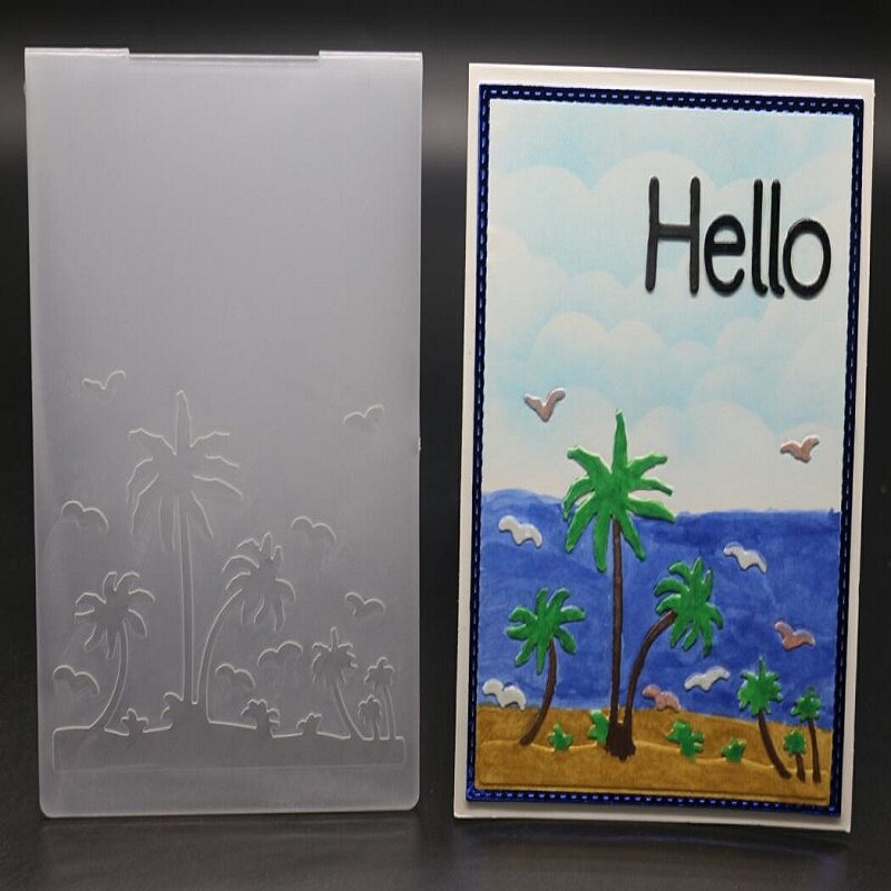 Plast prægning mappe diy scrapbookingalbum kort skære dør skabelon håndværk diy kort dekoration mix
