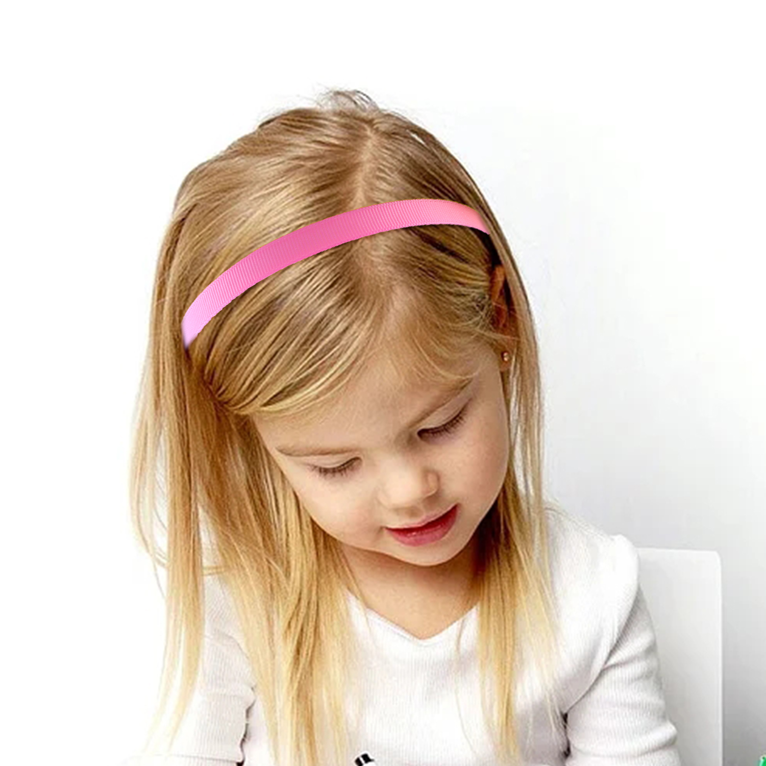 Grosgrain Lint Hoofdbanden Voor Ambachten Plastic Hoofdbanden Met Tanden Effen Kleur Haarband Vlakte Meisjes Hoofdbanden Haaraccessoires