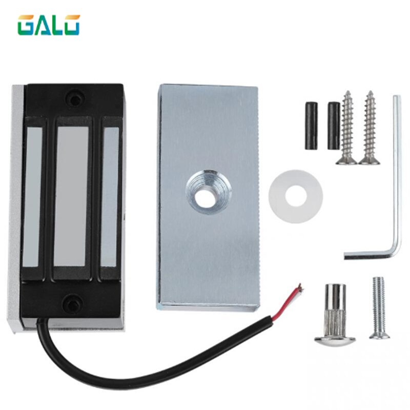 12V 60kg Electronic Electric Magnetic Lock fail safe DC EM Locks Holding Force Electromagnetic mini M60 for Door Entry Access