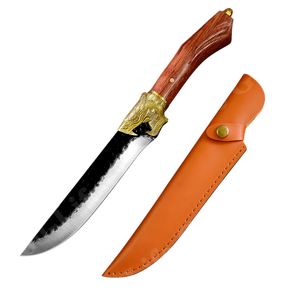 Forged Boning Knife Butcher Knife Set Knives Kitchen High Carbon Damascus Stainless Steel Meat Cleaver Slicing Cooking Tools: Knife F