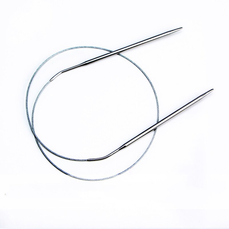 80CM Stainless Steel Circular Knitting Sewing Needle Crochet Needles DIY Handmade Sewing Needles Sew Accessories Craft Tools