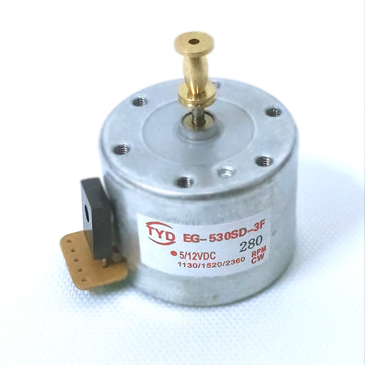 DC 9-12V 3-Speed Turntable Motor Brush Vinyl Record Recorder Turntables Motor 25mm Mounting Hole 33/45 78RPM
