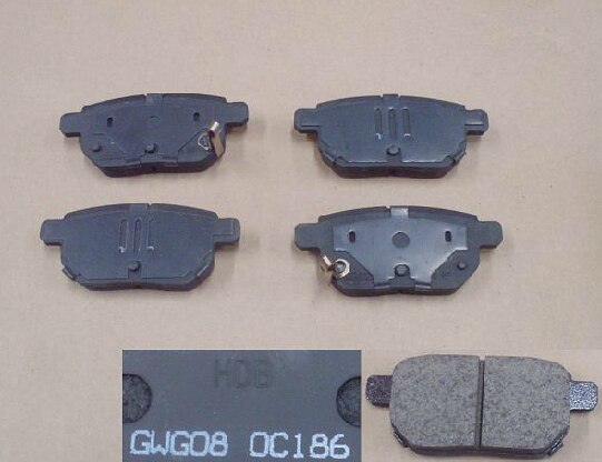 Original factory front/rear BRAKE PAD ASSY for Great wall Voleex c30 3501140-G08 3502340-G08: rear