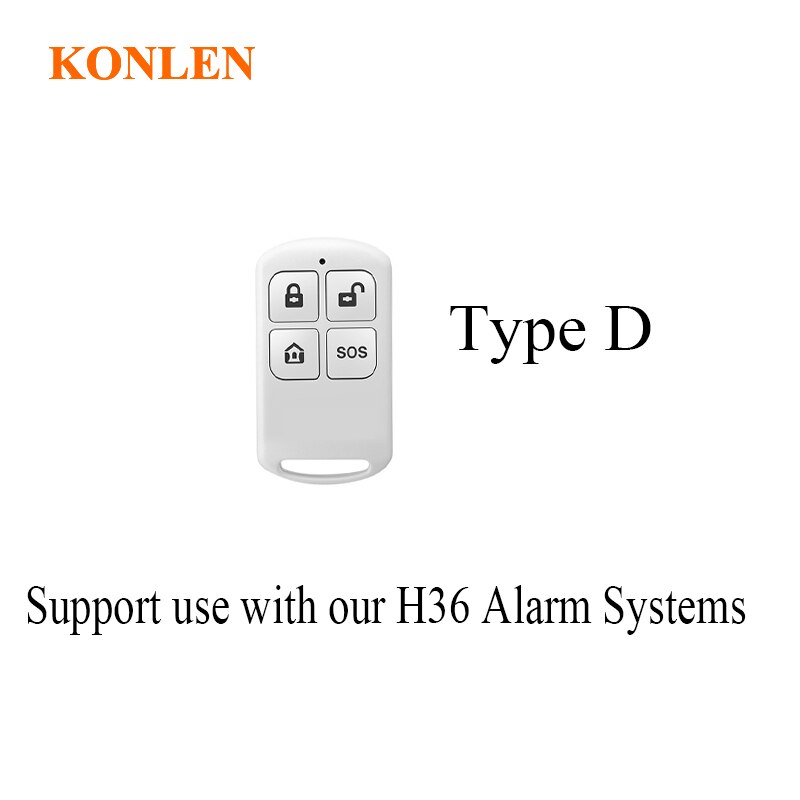 Kaukosäädin kauko-ohjain avaimenperä  h36 h37 h24 h23 hälytyspaneelille