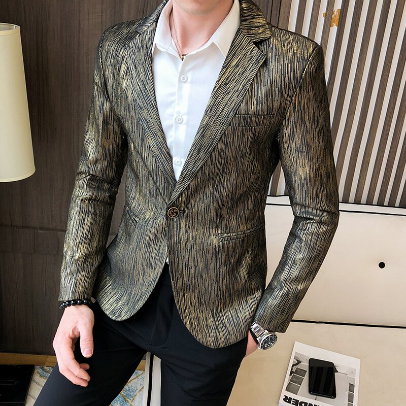 Stijlvolle pak blazer jas heren slim fit pak jas mantel heren blazer vintage england stijl roze heren blazer homme heren