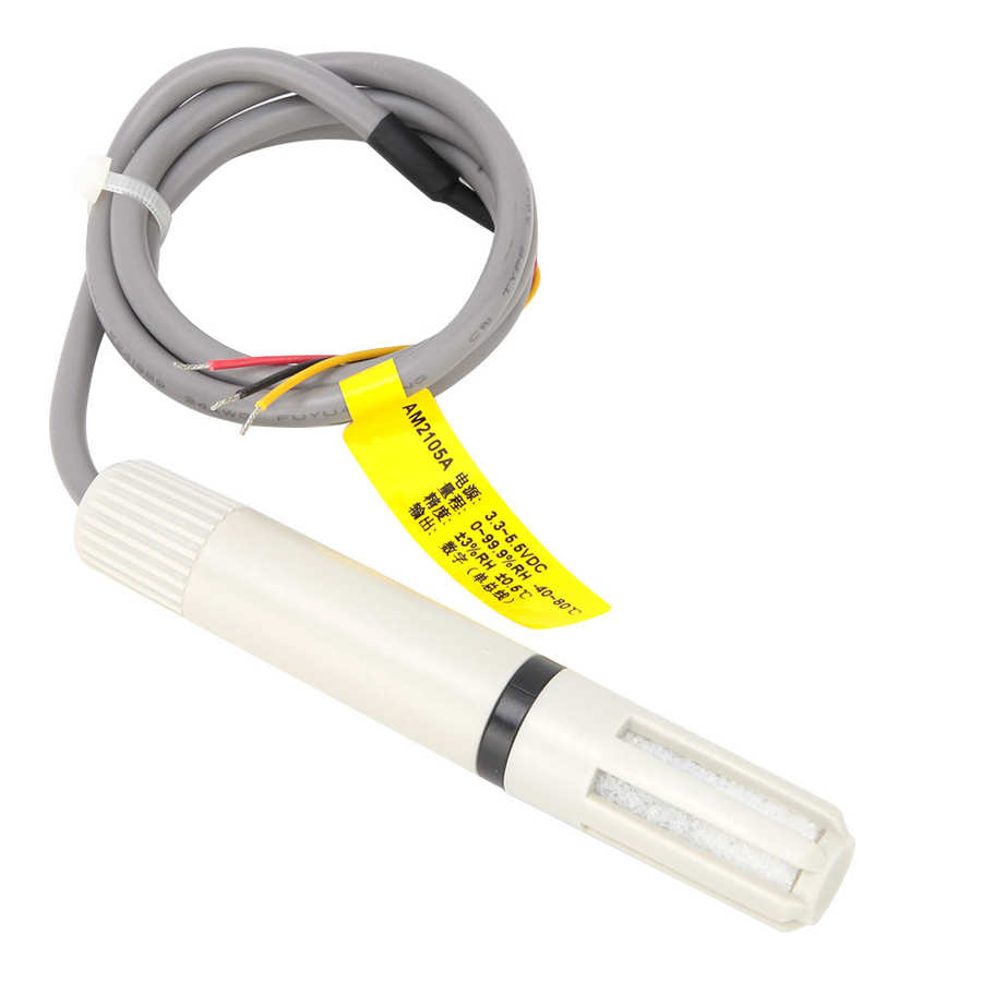 Temperature Humidity Sensor Portable Wall-mounted AM2105A Digital Temperature and Humidity Sensor Probe Humidity Sensitive