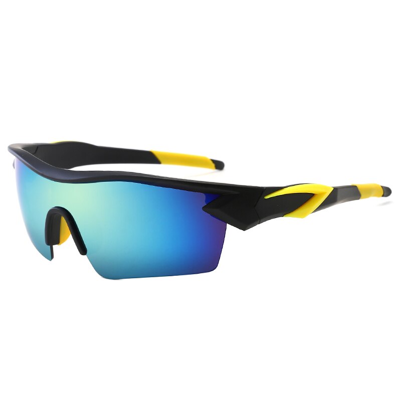 Fietsen Eyewear Mannen UV400 Outdoor Sport Mtb Fiets Zonnebril Fiets Goggle Fishing Rijden Bril Voor Vrouwen Óculos Ciclismo: Yellowblack