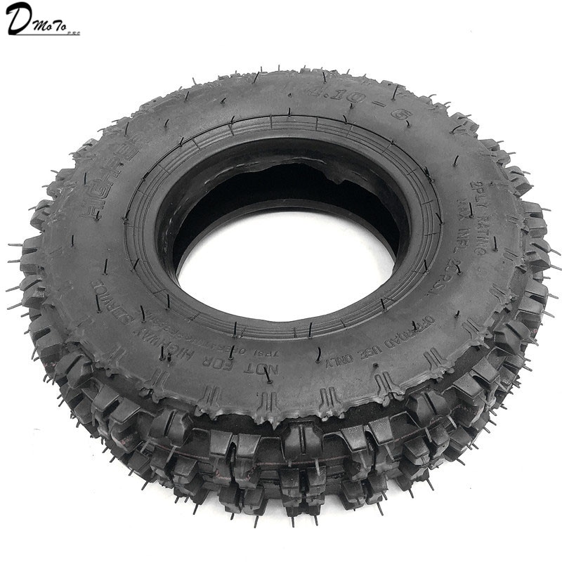 Neumáticos de nieve ATV Go kart MIni Quad de 4,10-6 pulgadas, neumáticos de moto de nieve, neumáticos de playa de 4,10-6 pulgadas con tubo interior