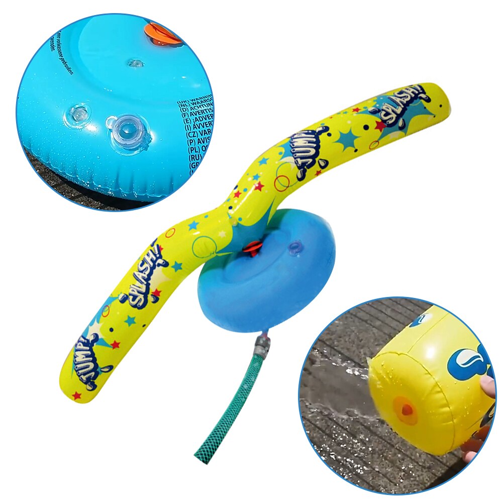 Fun PVC Outdoor Water Spray Stick Toys Lawn Garden Water Sprinkler Children Play Water Summer Splashing Toy for Outdoor