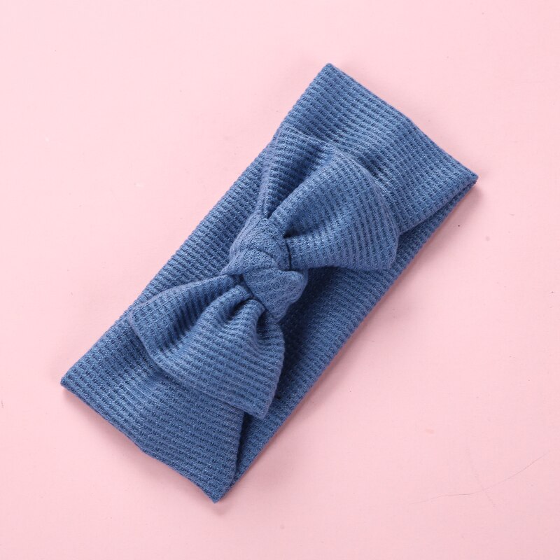 Bandeau en Nylon pour bébé, Turban avec nœud en soie, accessoires pour cheveux, diadème de princesse pour enfant en bas âge: 18