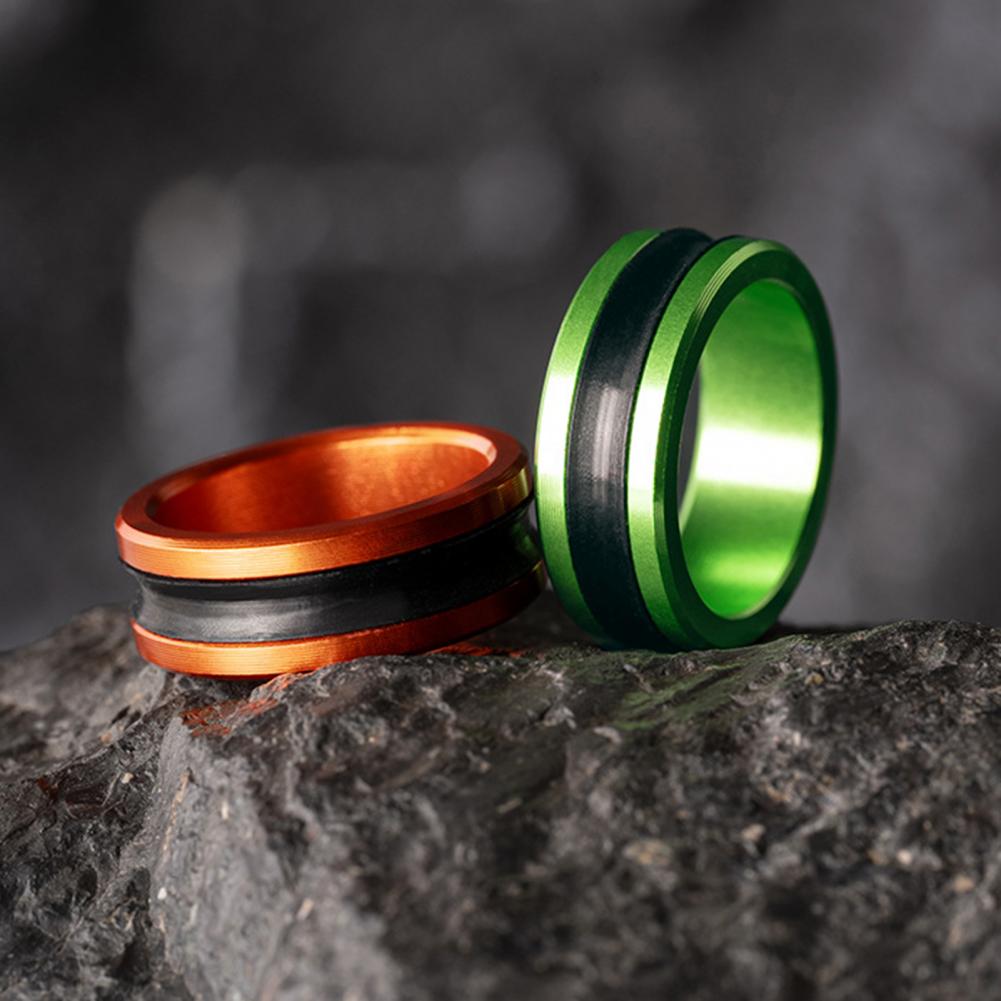 Extractor de sedal de pesca, anillo de goma antideslizante, bucle de tracción de línea portátil, herramienta de aparejos de pesca de aleación de aluminio, 1/2 Uds.