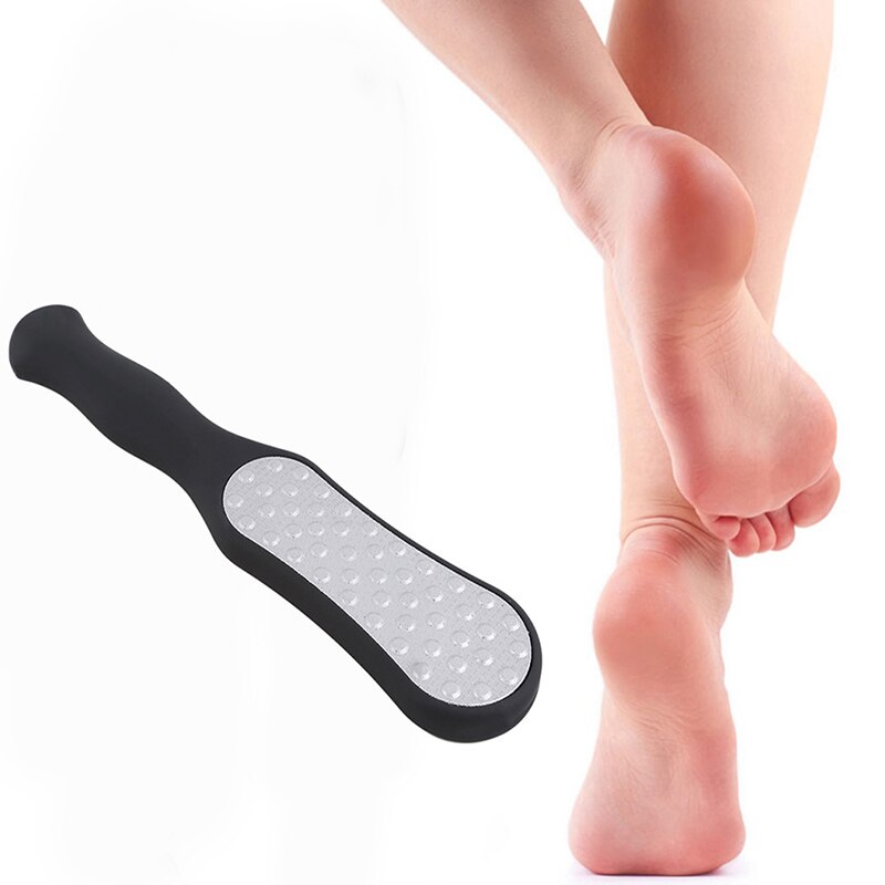 Rasp Voor De Voeten Hak Bestand Voet Pedicure Rasp Remover Luxe Rvs Voet Scrub Manicure Foot Care Tool