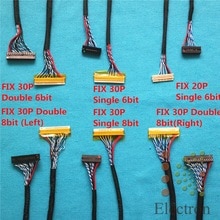 Gemeenschappelijke Gebruikt Universele Lvds-kabel voor Lcd-scherm Panel Controller Ondersteuning 14-26 inch Scherm 18 stks/set