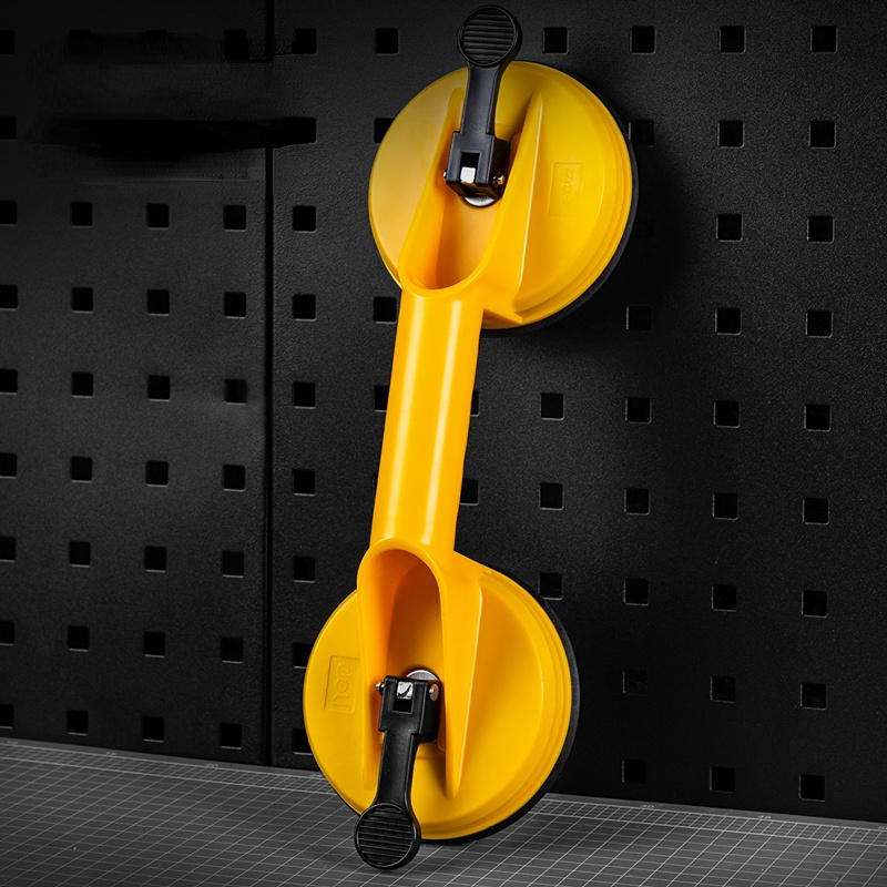 Deli ABS Vacuum Suction Cup 12/40/80/120kg Bearing Capacity Heavy Duty Vacuum Lifter for Granite Tile Glass Manual Lifting Tools