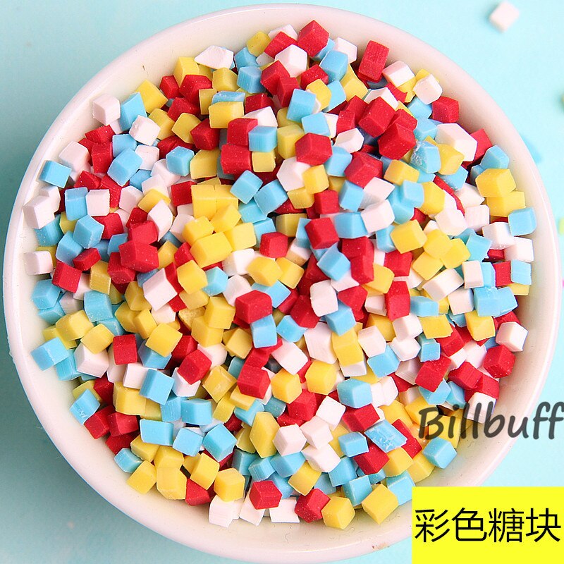 100G Diy Fruit Plakjes Slimes Additieven Soft Slice Voor Nail Art Beauty Decor Slimes Filler Leveranties Charms Accessorie speelgoed: 100g toy gift 9