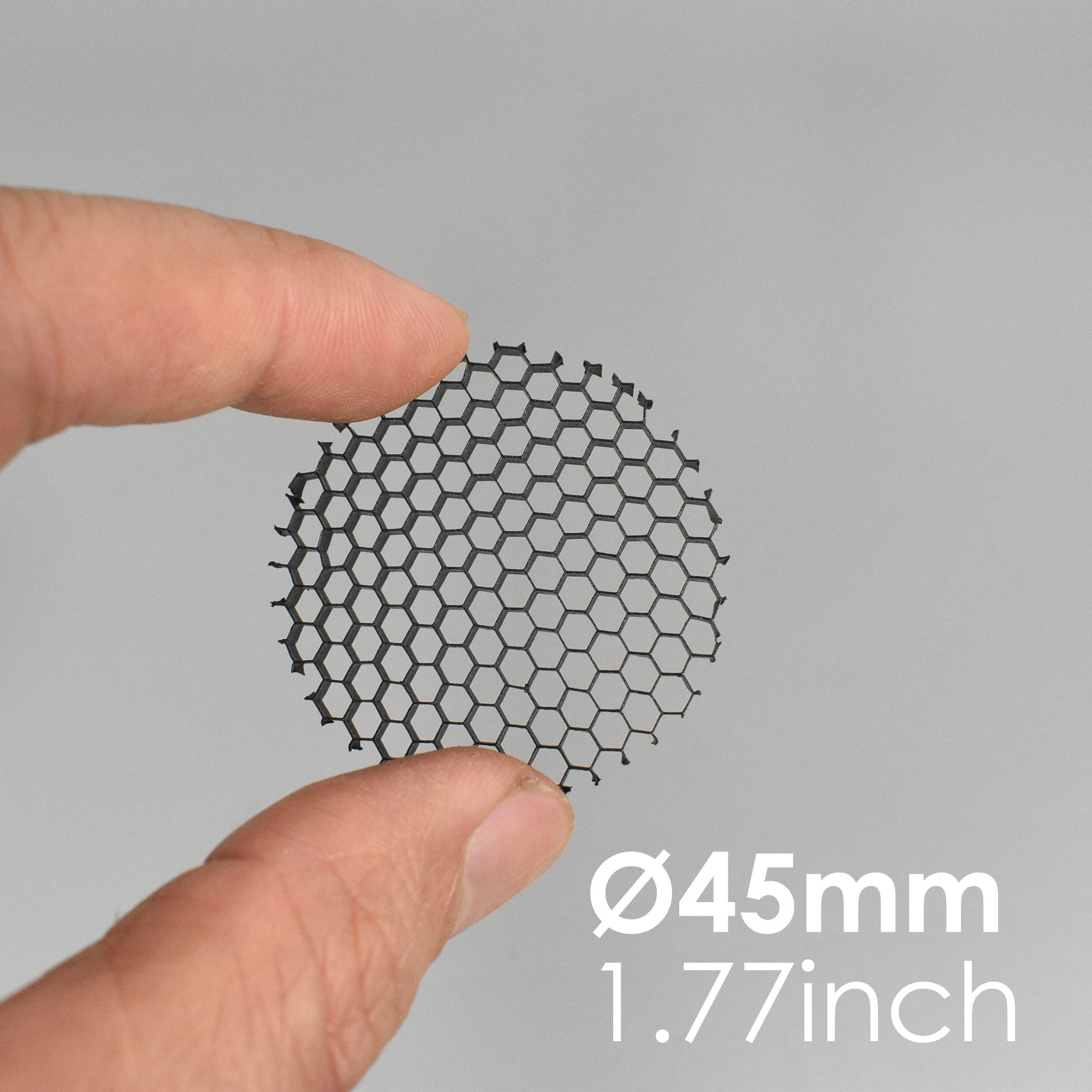 Soft Light Lamp Shade 3mm Honeycomb Anti-glare Plate Aluminum Mesh Cover Mount Reflector Diffuser for Spotlights Downlights: Yellow