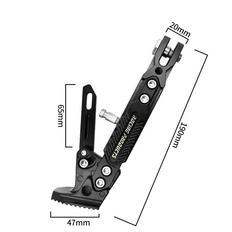 Motorfiets Verstelbare Voet Zijsteun Parking Parking Motorfiets Voet Zijsteun Stand Multifunctionele Moto Accessoires
