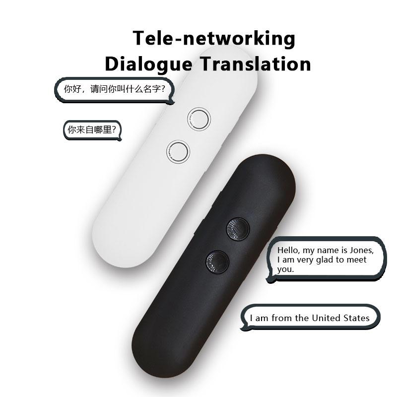 Newest Upgrade interpreter smart portable voice translator Instant Real-time language translator Bluetooth VoiceTranslator